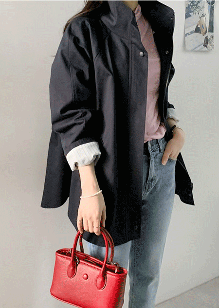 루크 하이넥 사파리 (2 color)♡韓國女裝外套