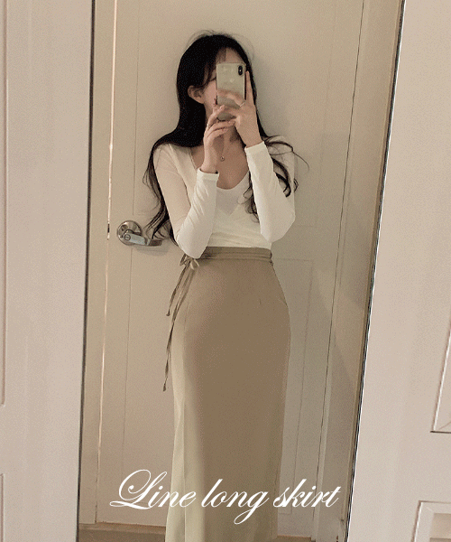 포스톤 끈롱 skirt♡韓國女裝裙
